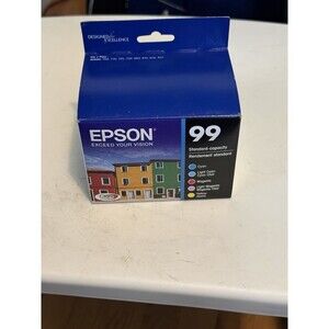 Genuine 5 Epson Ink Printer 99 Color T099920 Artisan 👉Expired 05/2025